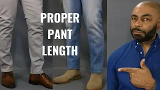 How Long Should Men's Pants Be?/Trouser Break Explained