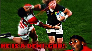 HE IS A DEMI-GOD!!!| Faf De Klerk Highlights | Reaction