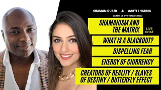 SECRETS OF A VICTORIOUS MIND with Shaman Durek, hosted by Aarti Chabria.