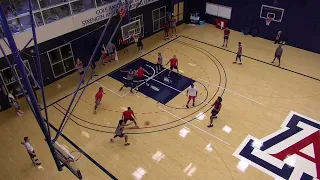 University of Arizona MBB - 5 on 0 Zone Offense (Sean Miller)