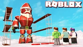 Roblox Adventures - BUILD YOUR OWN SANTA ROBOT IN ROBLOX! (Santa Mech Tycoon)