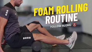 QUICK 10 Minute Foam Rolling Routine For FOOTBALLERS