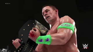 John Cena vs Randy Orton - TLC Match Full Gameplay | WWE 2K19