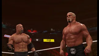 Erik and Ivar vs Scott Steiner and Goldberg WWE 2K23