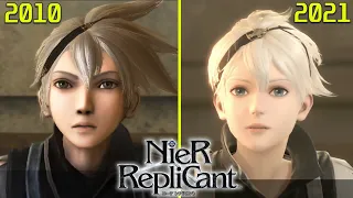 Nier Replicant (ニーアレプリカント ) Original PS3 vs PS4 Remaster Early Graphics Comparison (NEW GAMEPLAY)