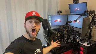 NASCAR Driver Shares His Sim Racing Setup!