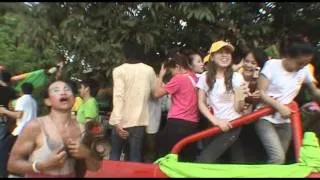 Locals Having Fun at Boun Bang Fai (Rocket Festival).