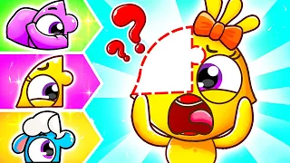 Body Puzzle Play 🙀| The Face Puzzle Song 😜| Rescue Funny Shapes 🔵🔴 | Sing Along With Lamba Lamby