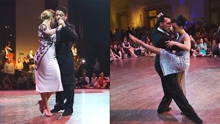 Tango: Noelia Hurtdao, C. Espinoza, A. Lautaro y V. Maside, 29/04/2016, Brussels Tango Festival