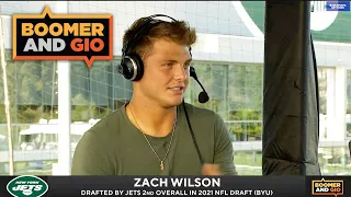 Zach Wilson on talks Jets football | Boomer and Gio