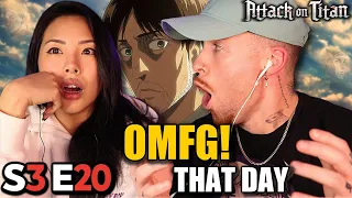 NO F***ING WAY!!!!!!!! | Attack on Titan Reaction S3 Ep 20