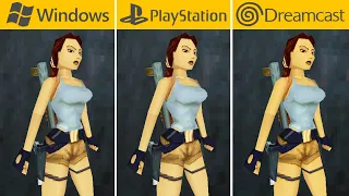 Tomb Raider Chronicles (2000) PS1 vs PC vs Dreamcast (Which One is Better!)