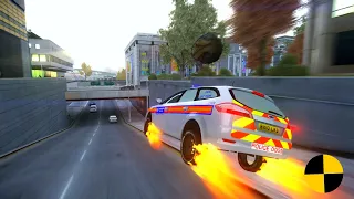 GTA 4 CRASH TESTING REAL CAR 414