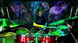 🔥🔥SLAYER ANGEL OF DEATH DRUM COVER DOUBLE BASS JACE 🔥🔥#drums