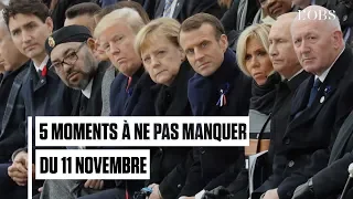 Du pouce de Poutine à Baby Trump, 5 moments incontournables des commémorations du 11 novembre