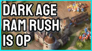 Age of Empires IV - Abbasid Dark Age Ram Rush DESTROYS French