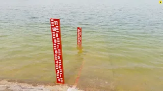 ПАРТИЗАНСКОЕ водохранилище. Продолжается СБРОС. АЛЬМИНСКОЕ водохранилище. Наполнение приостановлено