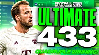 My ULTIMATE 4-3-3 (Narrow) | 3+ Goals Per Game & Quadruple Won! FM23 Tactics