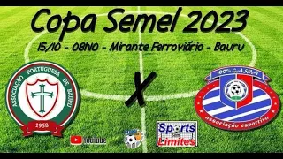 Ao Vivo - Portuguesa x 100% Gasparini - Quartas - Jogo de Ida - Copa Semel 2023