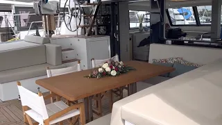 2022 PRIVILÈGE SIGNATURE 580 Catamaran Sailboat Review Multihull Boat Show La Grande Motte, France