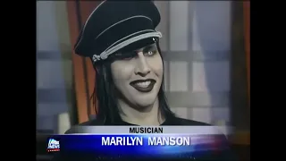 Marilyn Manson on The O'Reilly Factor 2001 interview AI Digital Remastered 4K