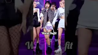 Blackpink Lovesick girls Worst Vs Best Outfits #blackpink #lovesick #kpop