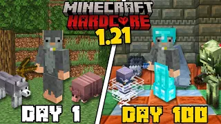 I Survived 100 Days In 1.21 Minecraft Hardcore [FULL MOVIE]