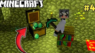 CAN I FIND DIMONDS IN SECRET CAVES 🧐⛏️ I MINECRAFT GAMEPLAY # 4