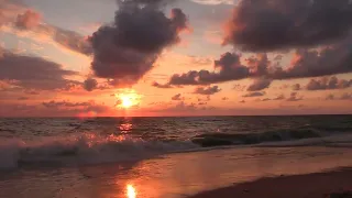 Anxiety and Stress Relief Music | Beach Waves And Sunset