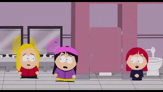 Cartman takes a sh*t in the girls bathroom *South Park funny moments*