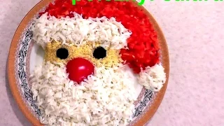 Новогодний салат Дед Мороз | Santa Claus Christmas Salad
