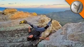 HORRIFIC CLIFF FALL - Does NOT Make Jump!