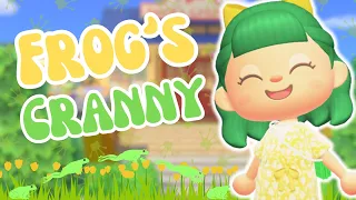 FROGGY SPRING CORE TOWN CORE ISLAND | ACNH NOOKS CRANNY BUILD | ANIMAL CROSSING NEW HORIZONS