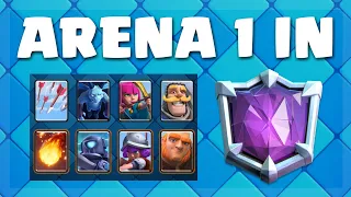 Arena 1 Deck in Top 5k Ultimate Champion in Clash Royale