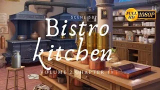 June's Journey Scene 587 Vol 2 Ch 18 Bistro Kitchen *Full Mastered Scene* HD 1080p