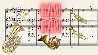 Offenbach - Can Can Brass quintet