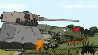 An Monster Breaks The Defense Line!(Cartoon About Tanks)