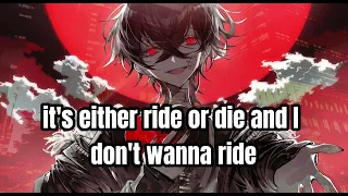 Nightcore-PHIX x RYAN OAKES - "UNDERNEATH" - Lyrics