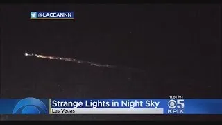 Unusual Lights In The Night Sky Over American West