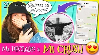 Me DECLARO a MI CRUSH ❤  ¡¡SALE BIEN!! 😍 DEJA a su NOVIA POR MI 😱 El crush de LADY PECAS