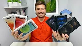 Unboxing iPhone 12 & 12 Pro (Blue, Gold, Black, White, Red and Green)