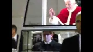 Pope Benedict XVI during Taize prayer in Rome, 2012