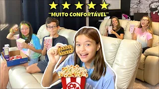 TRANSFORMEI MINHA CASA EM UM CINEMA 5 ESTRELAS !! FT. Family Fun 5!!