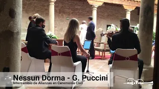 Nessun Dorma - Puccini | Música Ceremonia Boda Civil | Intercambio de Anillos Trío EnClave Maestoso