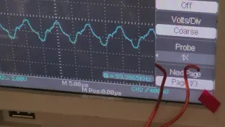 Sweep coil/capacitor in series for resonance...