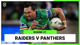 NRL Canberra Raiders v Penrith Panthers | Round 21, 2022 | Full Match Replay