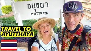🇹🇭  How to get to Ayutthaya from Bangkok Train Journey and a Ferry Ride - Thailand 2023 Vlog #355
