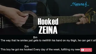 ZEINA - Hooked Guitar Chords Lyrics