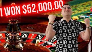 $5,000.00 Bet High Stakes Roulette In Las Vegas Casino ! Winning Huge Money At Casino Table Game