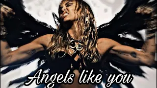 Miley Cyrus angels like you fan made lyric video